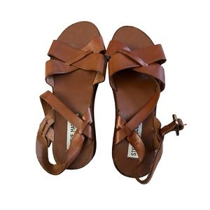 Steve Madden Rosemary Brown Sandals Sz 7.5M